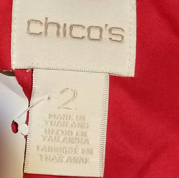 🛍️ BUNDLE ONLY 🛍️Chico's Scarlet Button-Up Tunic - Picture 5 of 7